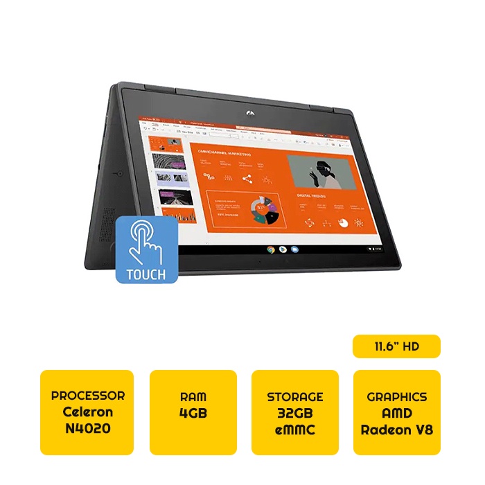 HP Chromebook X360 G3 11.6" HD TOUCH LAPTOP ( Chrome Os )