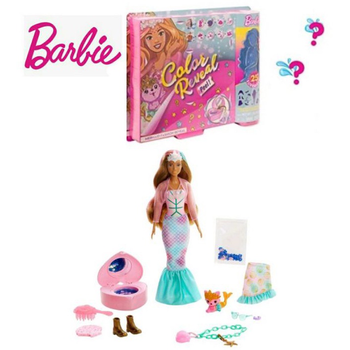 barbie color reveal peel mermaid