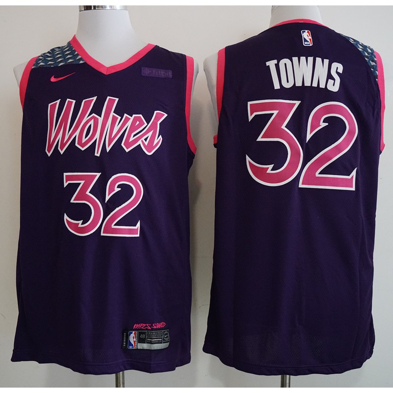 towns purple jersey