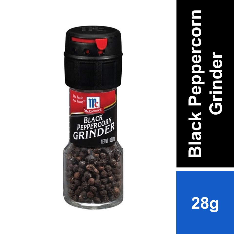 Mccormick Black Pepper Grinder 28g Shopee Malaysia