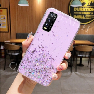 New Ready Stock 2020 Handphone Case VIVO Y20s Y20 Cover Bling Clear