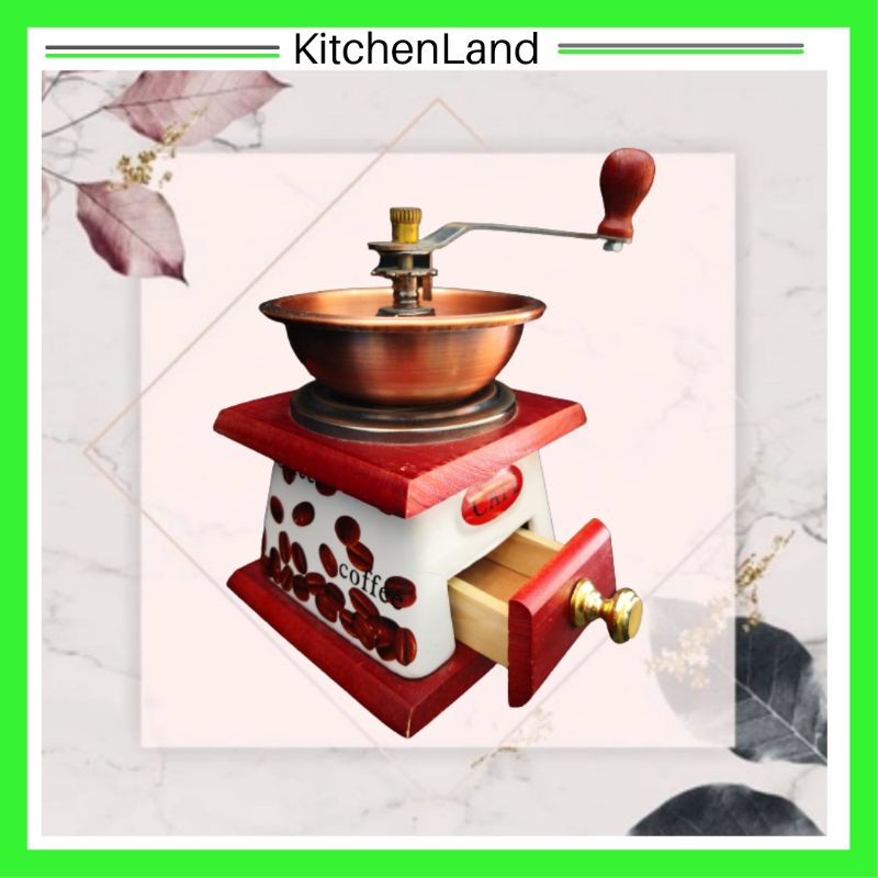 Manual Coffee grinder Vintage Pengisar kopi tangan