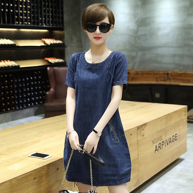 casual denim dress outfit