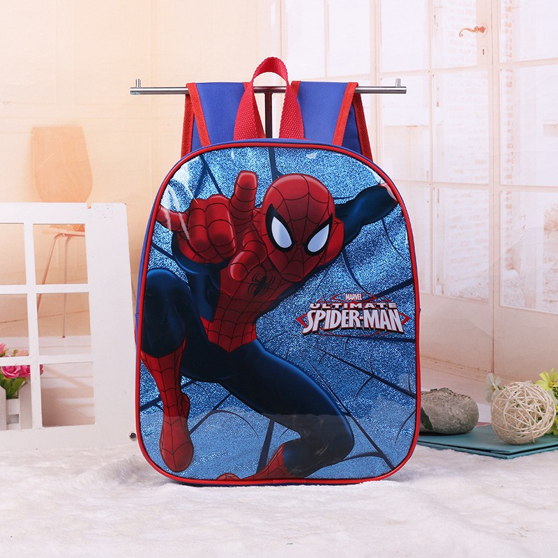 Cartoon School Bag Frozen Elsa Anna Sofia Spiderman Kids Children Backpack  Cute Pow Bag | Shopee Malaysia