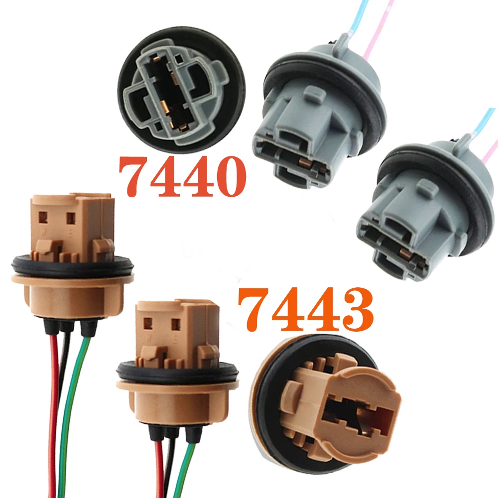 1X T20 7440 W21W 7443 W21/5W LED bulb holder socket adapter connector