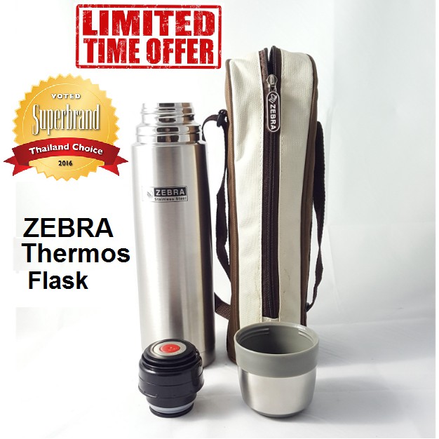 Zebra Thermos Flask with Pouch 100 original Shopee Malaysia