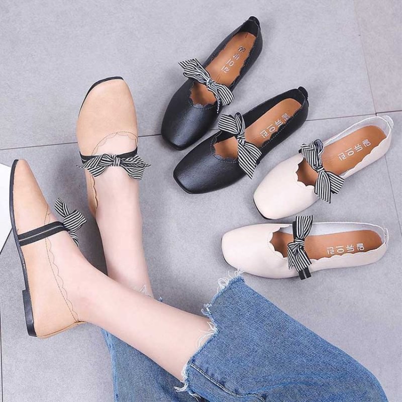 cute flat shoes for work
