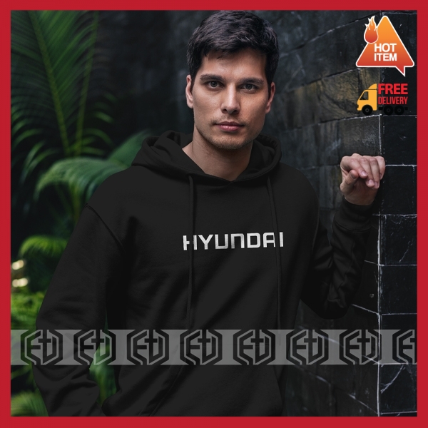 Sweatshirt Hoodie Hyundai Cotton Racing Motorsport Car Fashion Pakaian Casual Baju Sale Murah