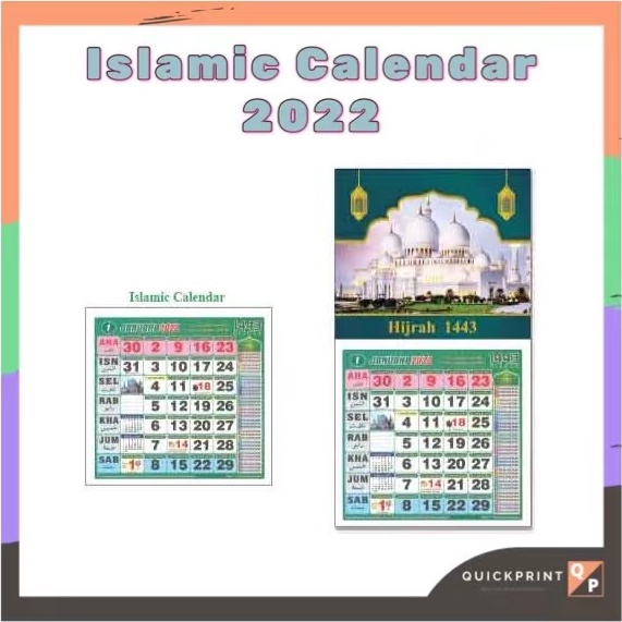 Malaysia islamic calendar 2022 Islamic Hijri