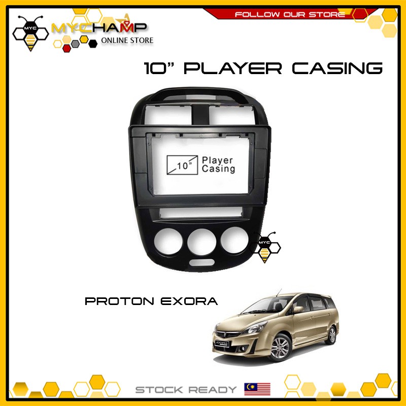 Proton Exora 10 Inch Car Audio Android Player Casing With Plug Play Socket Shopee Malaysia