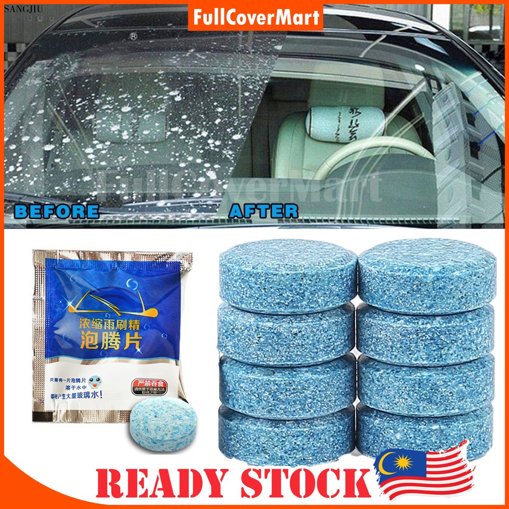 (CAR4) ⭐️READY STOCK⭐️1PC/1Biji Car Windshield Cleaner Glass Cleaner Car Solid Wiper Window Cleaning