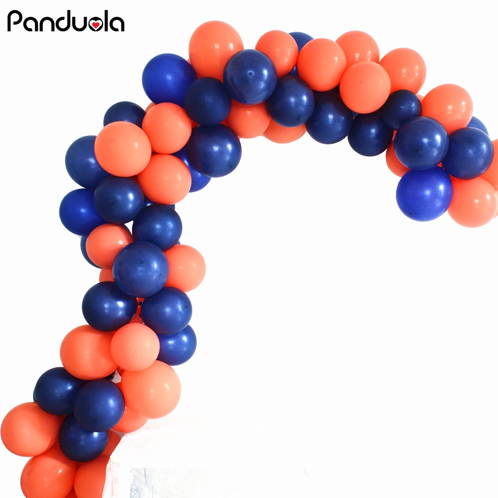Balloon Garland Kit Arch Navy Blue And Rose Gold Balloons Party