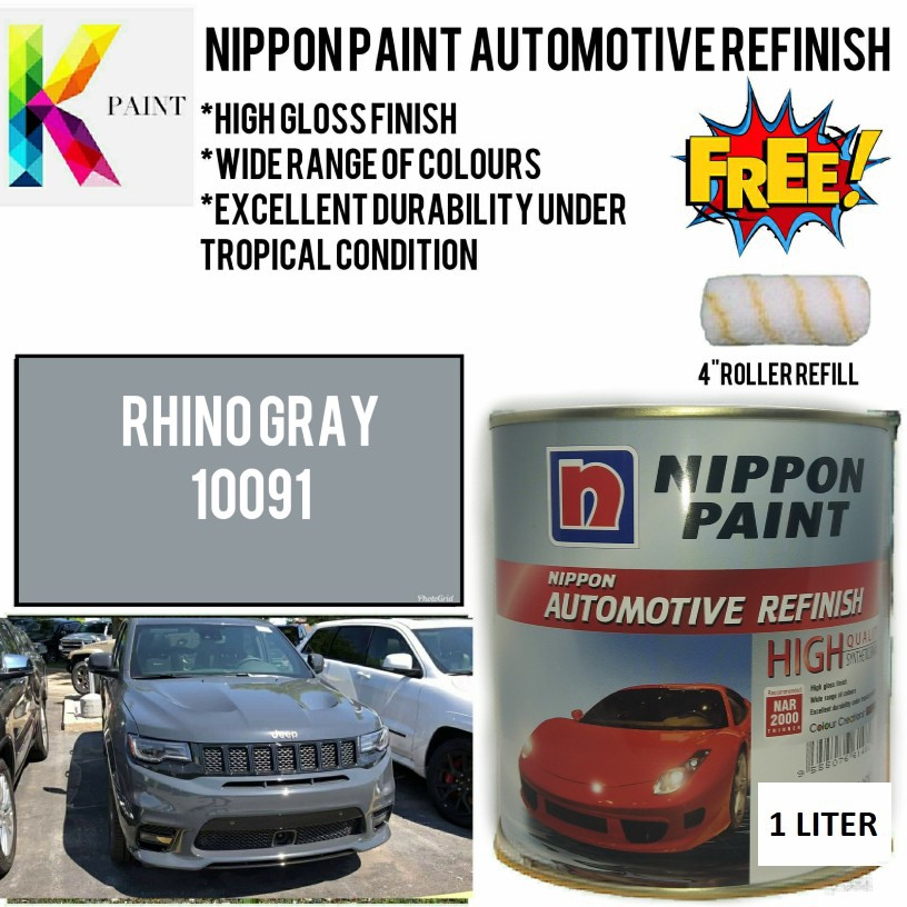 NIPPON PAINT AUTOMOTIVE REFINISH 10091 RHINO GREY Shopee Malaysia
