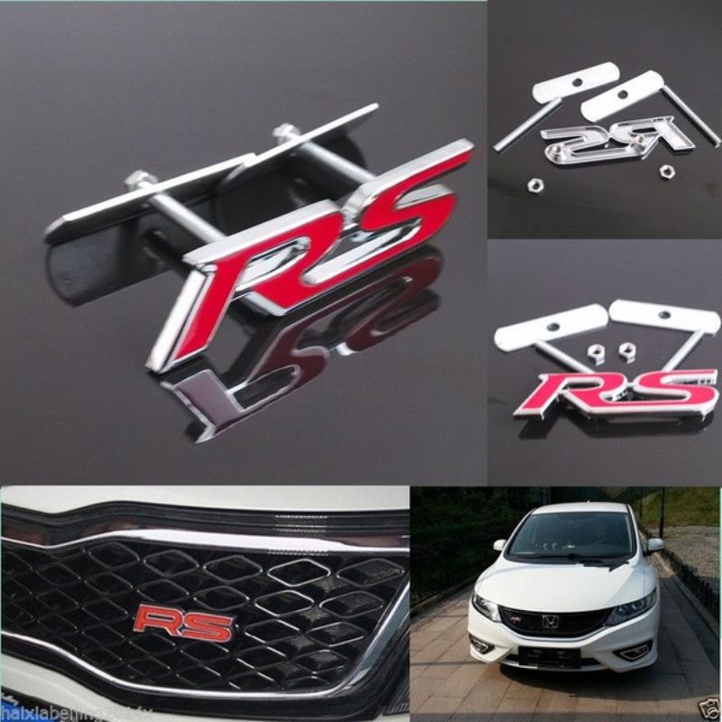 RS front grille logo emblem for bezza myvi proton Honda Toyota
