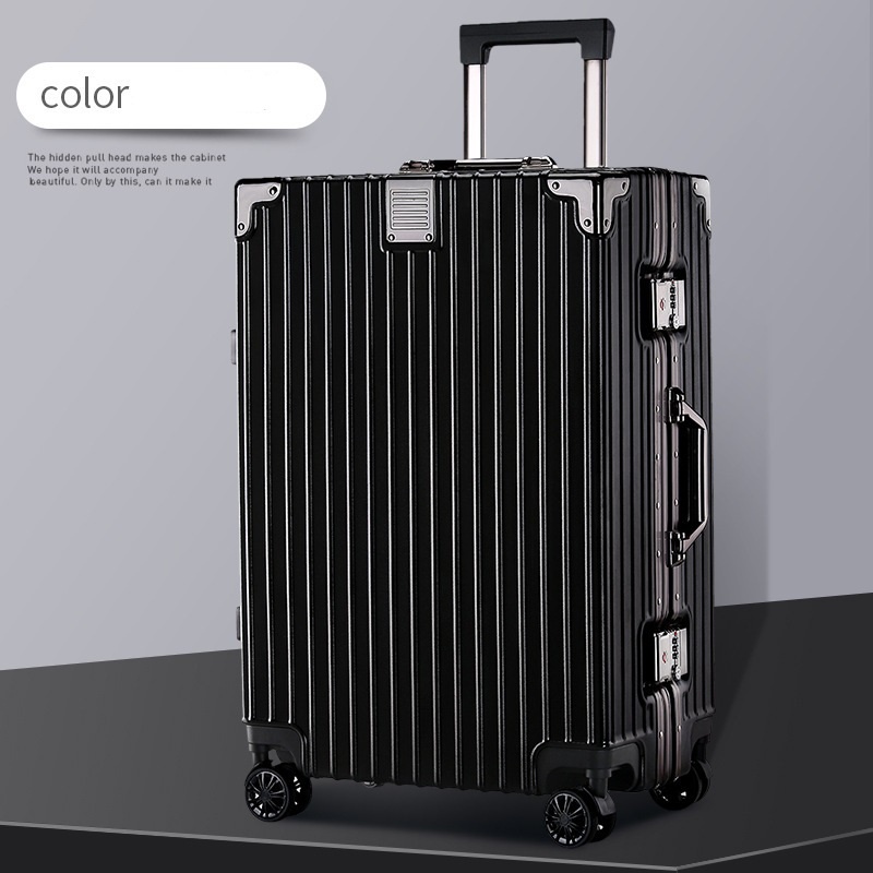 (20-Inch) MILANDO Travel Suitcase Hardcase Trolley Case Universal Wheel & Password Suitcase (Type 10)