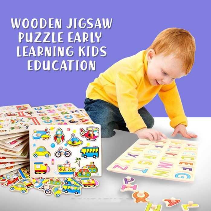 MALAYSIA ALAT PERMAINAN JIGSAW PUZZEL KAYU / WOODEN JIGSAW PUZZLE