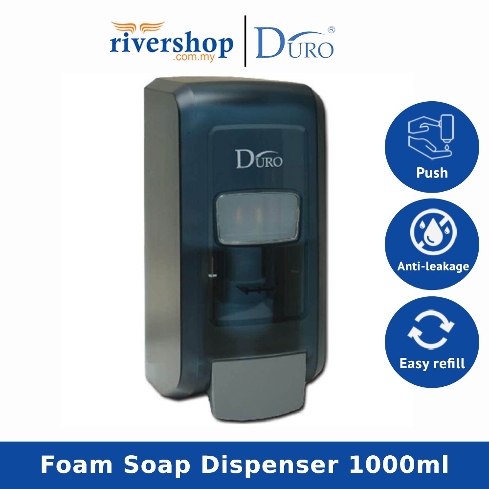 DURO 1000ml Foam Soap Shampoo Dispenser 9505-T/W