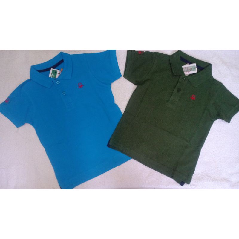 Baju Budak Lelaki Polo Boys Benettn 2y to 8y