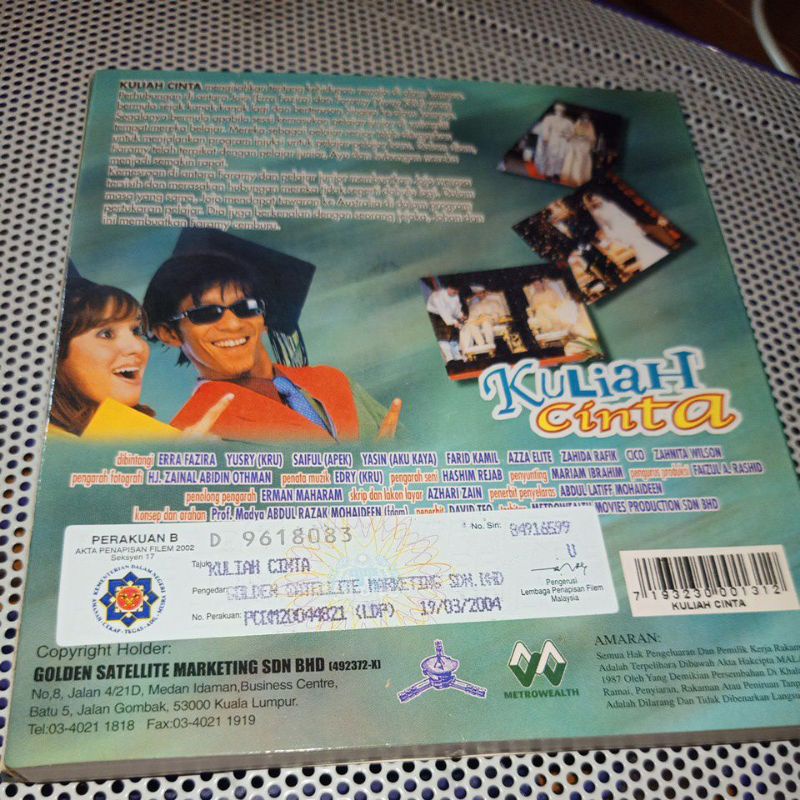 Kuliah Cinta Original 2vcds Shopee Malaysia