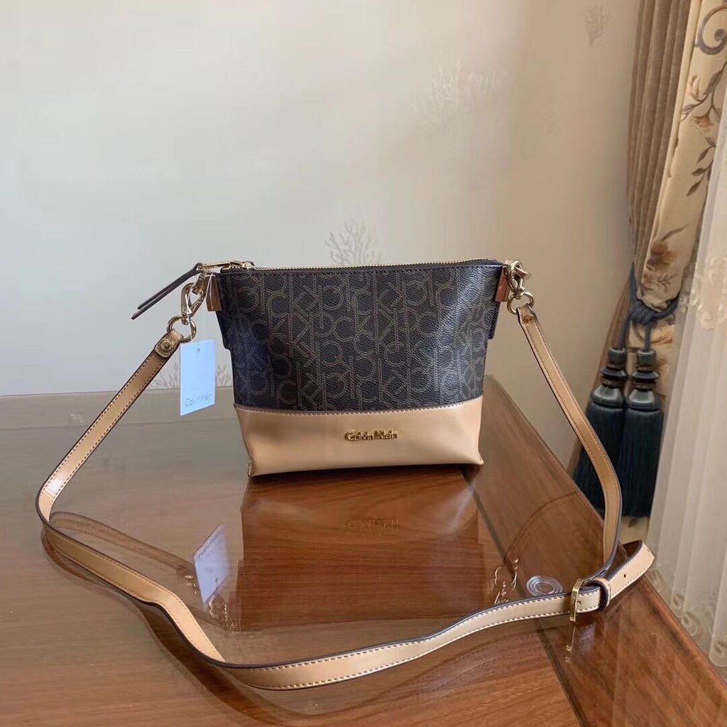 calvin klein clear logo bag