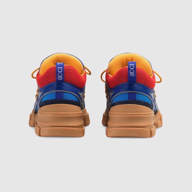 gucci flashtrek sega blue suede