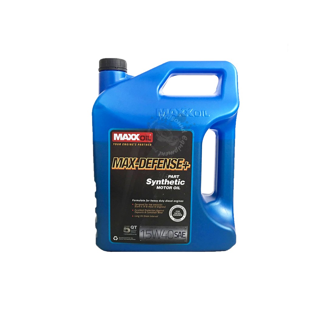 MAXOIL (15W40SAE) MAX DEFENSE+ PART SYNTHETIC MOTOR OIL | Shopee Malaysia