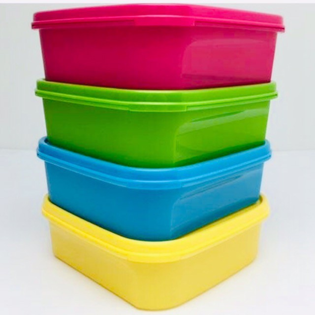 Tupperware Modular Mates Square 1 (4) 1.2L | Shopee Malaysia