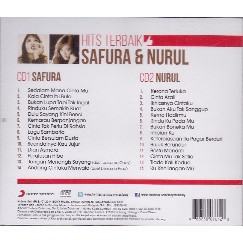 Safura Nurul Hits Terbaik Cd 2cd Shopee Malaysia Ada 20 gudang lagu safura jangan menangis sayang terbaru, klik salah satu untuk download lagu mudah dan cepat. safura nurul hits terbaik cd 2cd