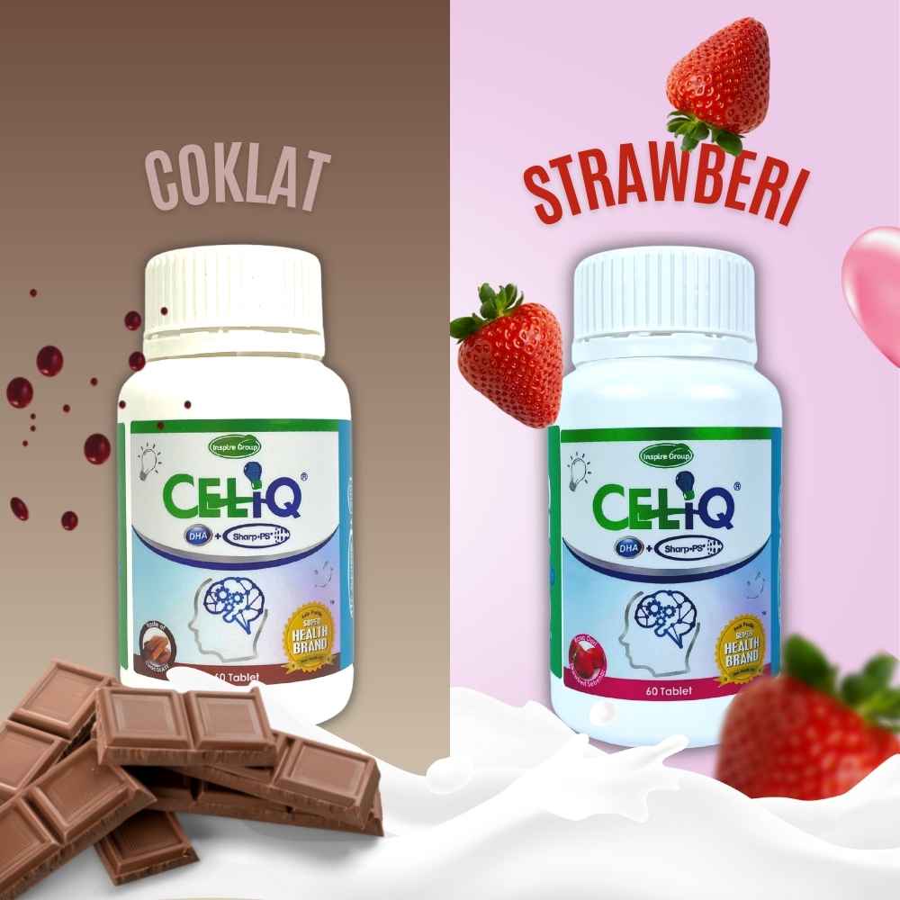 [HOT SELLING] CELiQ sharp PS (suplimen & vitamin minda) anak cemerlang, rajin & result exam memberangsangkan