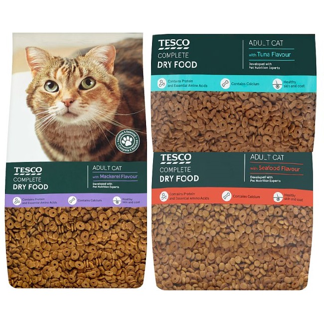 tesco cat food