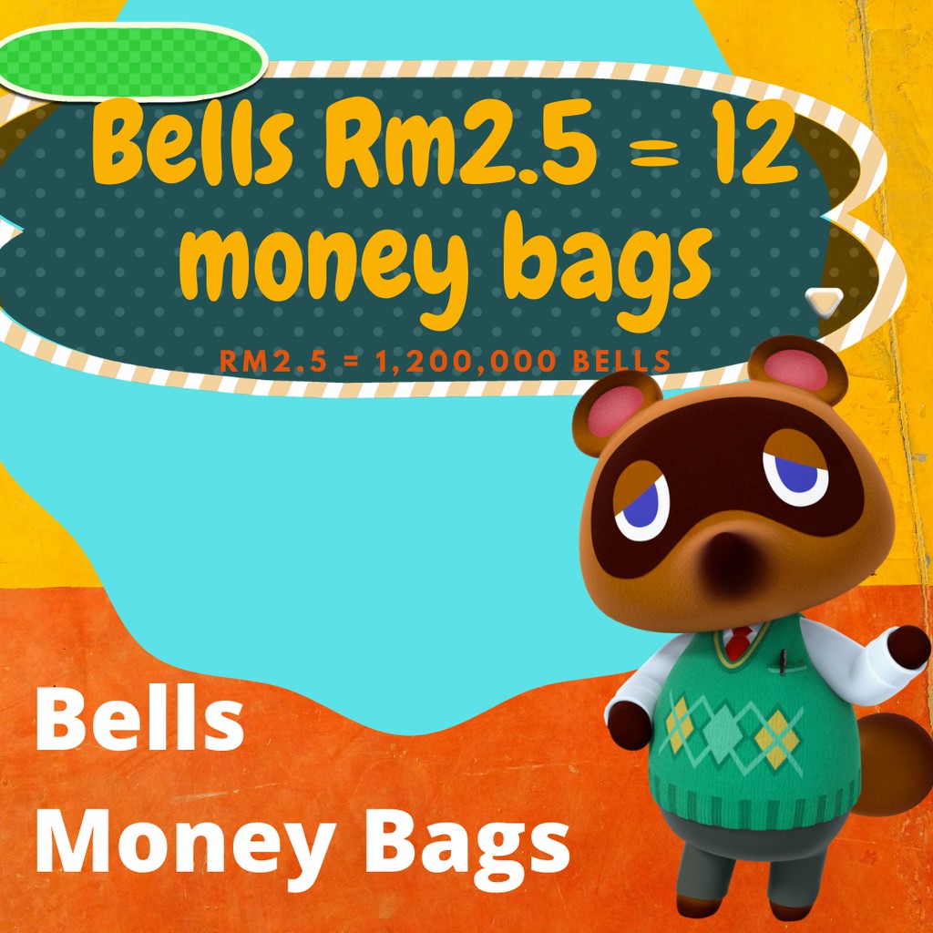 Animal Crossing New Horizons Money Bells Shopee Malaysia