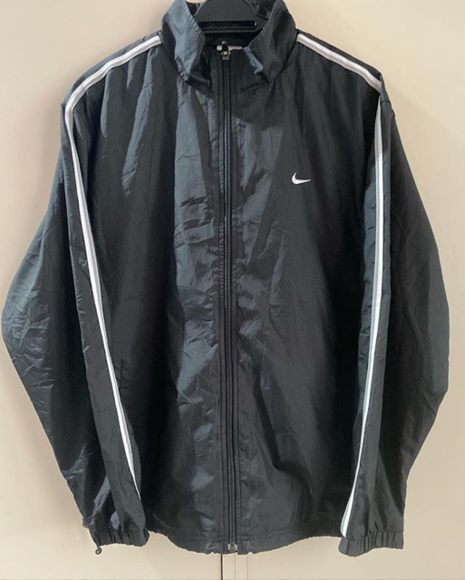 vintage nike leather jacket