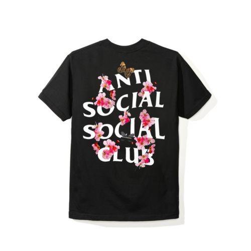 anti social social club hoodie floral