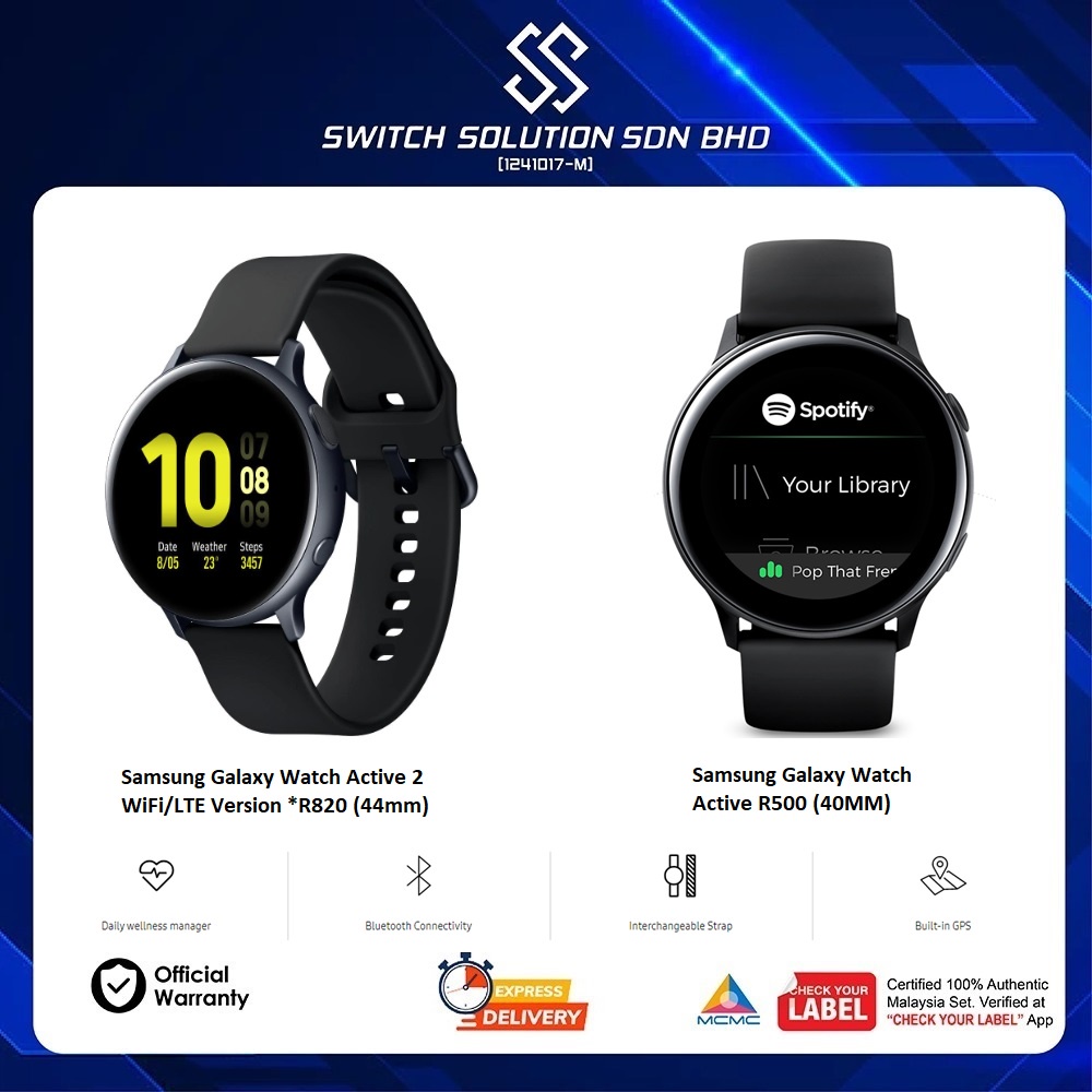 Samsung Galaxy Watch Active 2 *Wifi Version* SMR820 (44mm)/Samsung