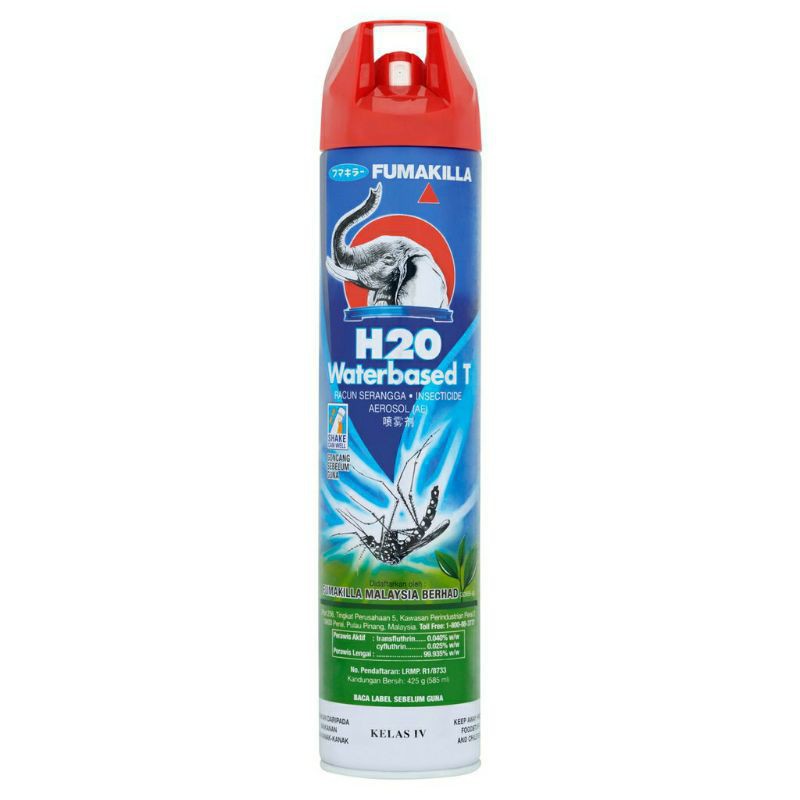 Fumakilla Mosquito Killer Pest Control Ubat Nyamuk Fumakilla H20 Waterbased Spray 585ml Shopee Malaysia