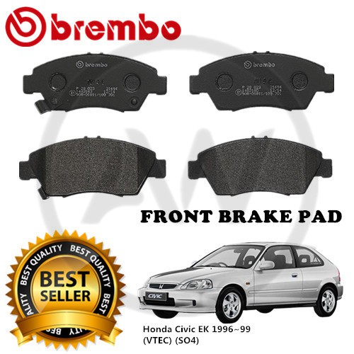 1999 honda civic brake pads