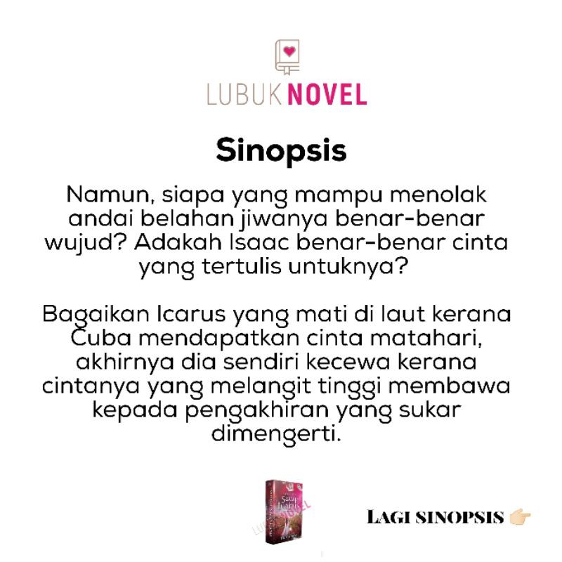 Patahnya Sayap Icarus Tiey Anam Shopee Malaysia