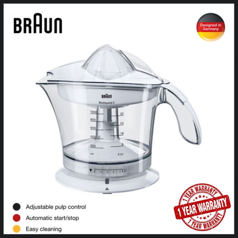 Braun Multiquick 3 Citrus Juicer MPZ9 Shopee Malaysia