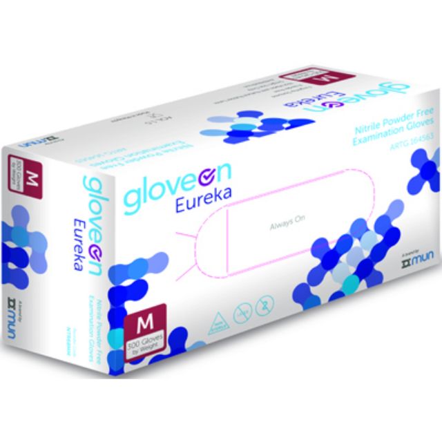 Gloveon Eureka Nitrile Glove Blue Shopee Malaysia