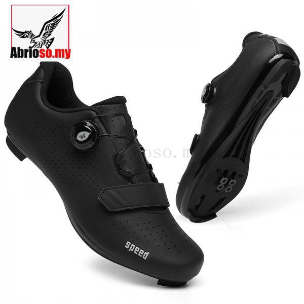 Abrioso.my Cleats Shoes Cycling Shoes Non Clip Women Rb Non Locking Non Pedal Road Bike For Women Mtb Specialized Speed Sport Male Bike Black For Men Spd Mountain Bicycle Sneakers Biking Shoes Flat Size 36-47