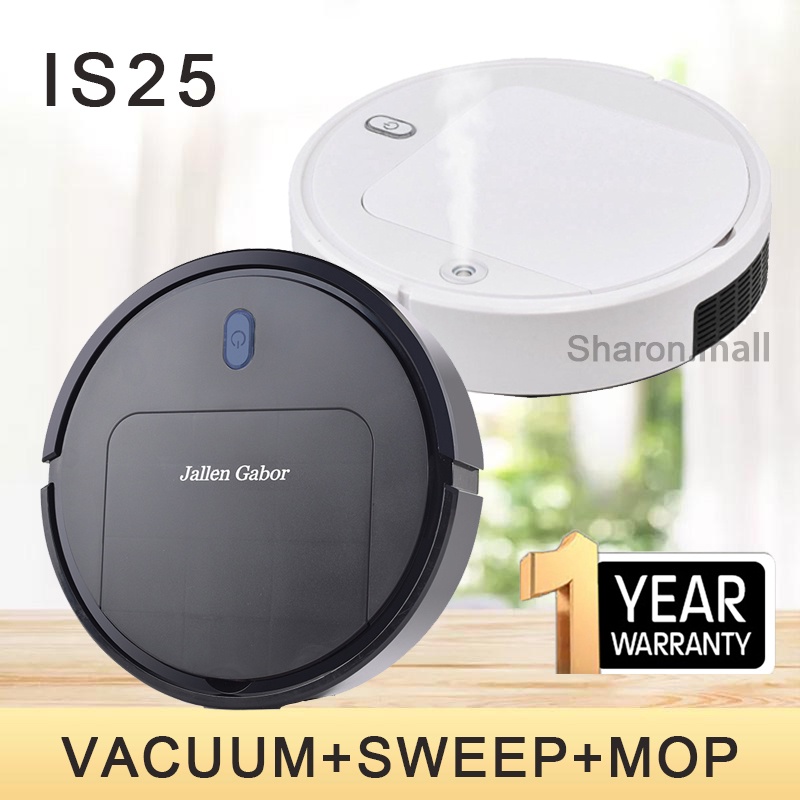 IS25 Robot Vacuum Cleaner 3-In-1 Auto Rechargeable Smart Multifunctional Sweeping Robot Dry Wet Sweeping Vacuum Cleaner