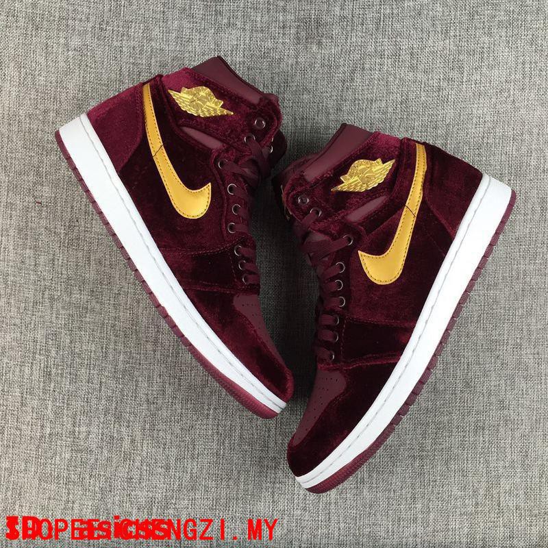 air jordan 1 velvet night maroon