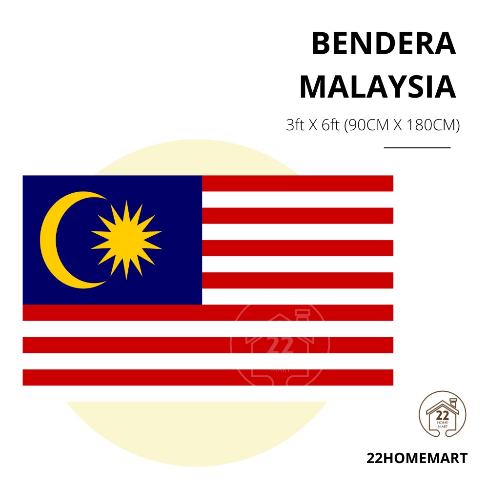 Malaysia Flag/Bendera Malaysia 3X6FT Perak State Flag [READY STOCK ...