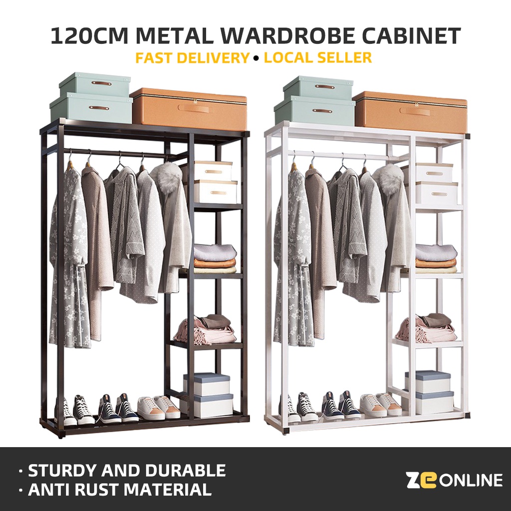 120cm Simply Cloth Wardrobe Cloth Storage Modern Style