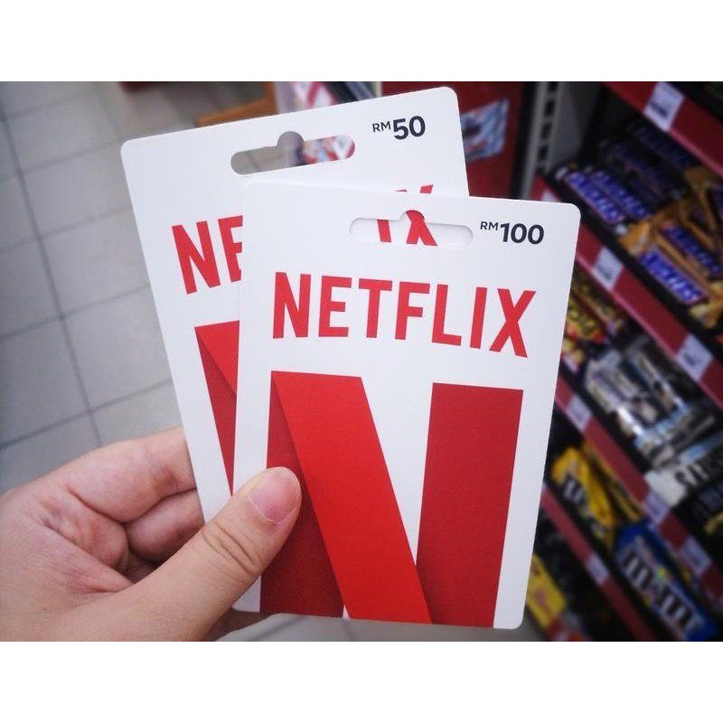 Netflix Gift Card Malaysia Rm55 Rm100 Digital Code Activate Shopee Malaysia