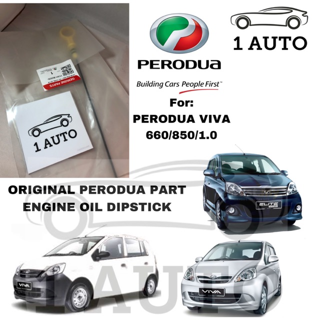 (ORIGINAL PERODUA PARTS) ENGINE OIL DIPSTICK for VIVA 660 