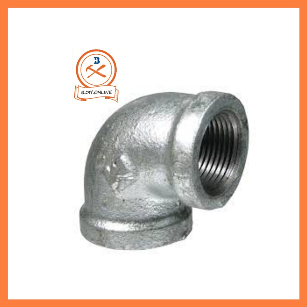 GI Galvanised Iron Equal Elbow 1/2 