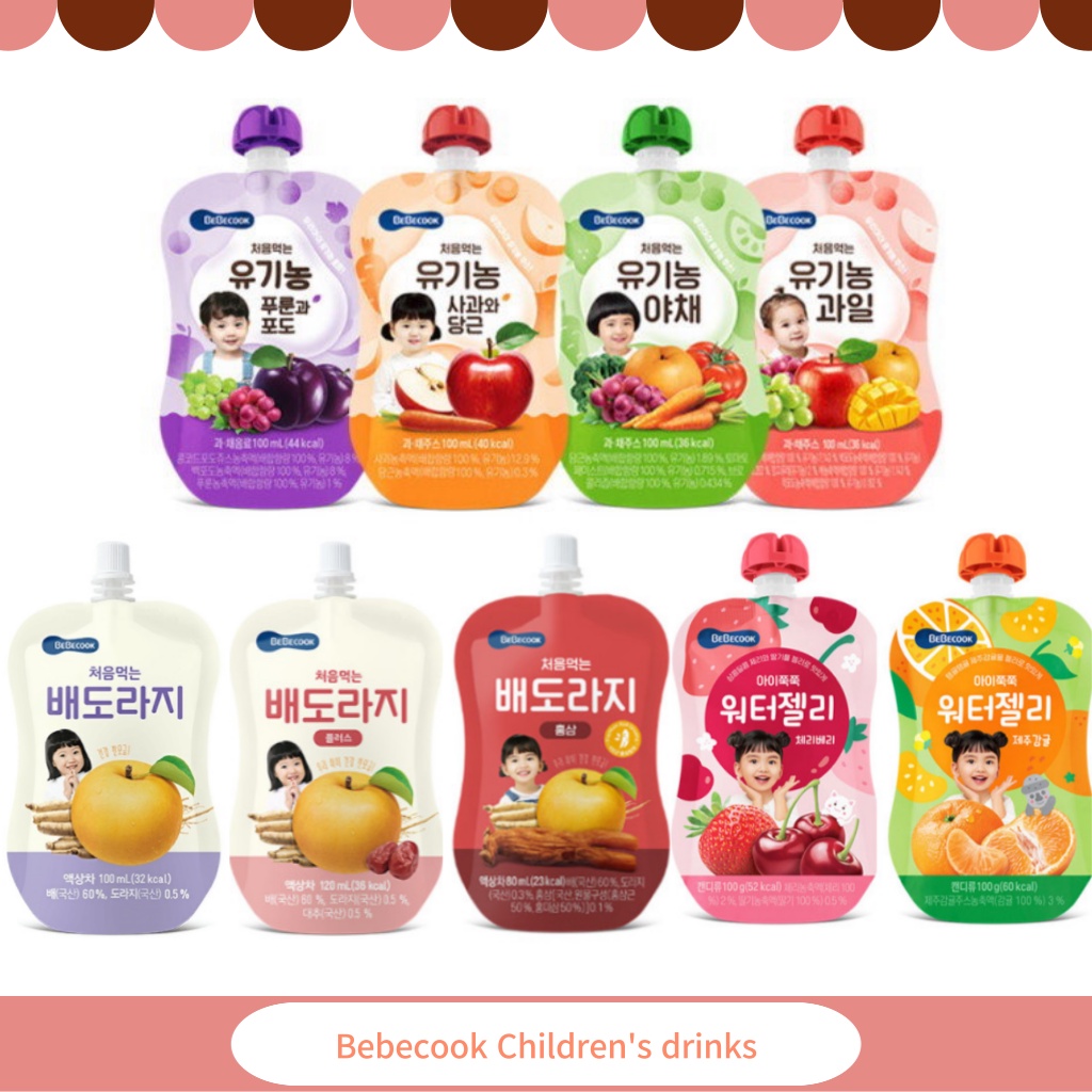 (Bebecook) Organic juice for children health drink / pear bellflower