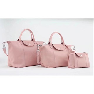 Outlet Original Longchamp Le Pliage Cuir Leather Tote Sling Bag