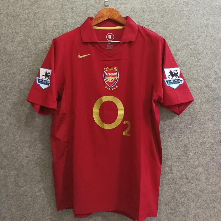 arsenal old school jersey